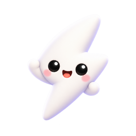 Sparky, the MoodSpark mascot, waving